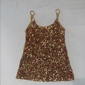 Sequined cami